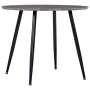 Mesa de comedor MDF gris hormigón y negro 90x73,5 cm de , Mesas de cocina y de comedor - Ref: Foro24-248303, Precio: 186,35 €...