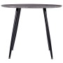 Esstisch aus Beton und schwarzgrauem MDF 90x73,5 cm von , Küchen- und Esstische - Ref: Foro24-248303, Preis: 186,35 €, Rabatt: %