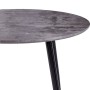 Esstisch aus Beton und schwarzgrauem MDF 90x73,5 cm von , Küchen- und Esstische - Ref: Foro24-248303, Preis: 186,35 €, Rabatt: %