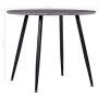 Esstisch aus Beton und schwarzgrauem MDF 90x73,5 cm von , Küchen- und Esstische - Ref: Foro24-248303, Preis: 186,35 €, Rabatt: %