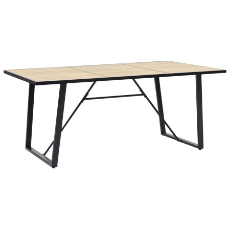 MDF Esstisch in Eiche Farbe 200x100x75 cm von , Küchen- und Esstische - Ref: Foro24-281564, Preis: 260,73 €, Rabatt: %