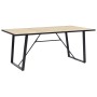 MDF Esstisch in Eiche Farbe 200x100x75 cm von , Küchen- und Esstische - Ref: Foro24-281564, Preis: 260,73 €, Rabatt: %