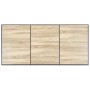 MDF Esstisch in Eiche Farbe 200x100x75 cm von , Küchen- und Esstische - Ref: Foro24-281564, Preis: 260,73 €, Rabatt: %