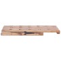 Bottle rack for 15 bottles solid mahogany wood 26x50x70 cm by , Wine racks - Ref: Foro24-283900, Price: 54,68 €, Discount: %