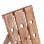 Bottle rack for 15 bottles solid mahogany wood 26x50x70 cm by , Wine racks - Ref: Foro24-283900, Price: 54,68 €, Discount: %