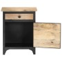 Solid mango wood bedside table 40x30x50 cm by , Nightstands - Ref: Foro24-289102, Price: 93,93 €, Discount: %
