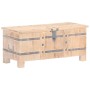 Baúl de madera maciza de acacia 90x40x40 cm de , Baúles de almacenamiento - Ref: Foro24-289638, Precio: 221,28 €
