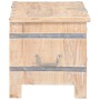 Baúl de madera maciza de acacia 90x40x40 cm de , Baúles de almacenamiento - Ref: Foro24-289638, Precio: 221,28 €