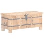 Baúl de madera maciza de acacia 90x40x40 cm de , Baúles de almacenamiento - Ref: Foro24-289638, Precio: 221,28 €