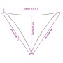 Hellgrünes HDPE Segelvorzelt 160 g/m² 2,5x2,5x3,5 m von , Sonnenschirme - Ref: Foro24-311306, Preis: 18,31 €, Rabatt: %
