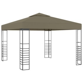 Gartenzelt mit Schiebedach taupegrau 3x3m 180 g/m² von , Zelte und Pavillons - Ref: Foro24-312228, Preis: 233,82 €, Rabatt: %