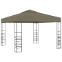 Carpa de jardín con tejado retráctil gris taupe 3x3m 180 g/m² de , Carpas y cenadores - Ref: Foro24-312228, Precio: 234,76 €,...