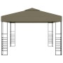 Carpa de jardín con tejado retráctil gris taupe 3x3m 180 g/m² de , Carpas y cenadores - Ref: Foro24-312228, Precio: 234,76 €,...