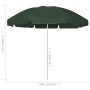 Grüner Sonnenschirm 240 cm von , Sonnenschirme - Ref: Foro24-314713, Preis: 23,95 €, Rabatt: %