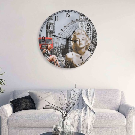 Vintage wall clock 60 cm by , Wall clocks - Ref: Foro24-325180, Price: 46,11 €, Discount: %