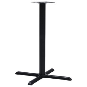Black cast iron bistro table leg 76x76x107 cm by , Table legs - Ref: Foro24-325432, Price: 106,43 €, Discount: %