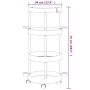Reinigungswagen mit Aluminium-Aufbewahrungskorb von , Lagerbehälter - Ref: Foro24-344379, Preis: 43,73 €, Rabatt: %