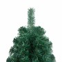 Half Christmas tree with lights and green balls 120 cm by , Christmas trees - Ref: Foro24-3077477, Price: 49,86 €, Discount: %