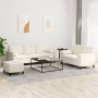 Set Sofas mit Kissen 3 Stück cremefarbener Samt von , Sofas - Ref: Foro24-3202052, Preis: 634,31 €, Rabatt: %