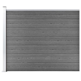 Graue WPC-Zaunplatte 175x146 cm von vidaXL, Zaunpaneele - Ref: Foro24-148983, Preis: 179,67 €, Rabatt: %