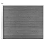 Panel de valla WPC gris 175x146 cm de vidaXL, Paneles de vallas - Ref: Foro24-148983, Precio: 187,82 €, Descuento: %