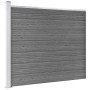Panel de valla WPC gris 175x146 cm de vidaXL, Paneles de vallas - Ref: Foro24-148983, Precio: 181,03 €, Descuento: %
