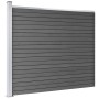 Panel de valla WPC gris 175x146 cm de vidaXL, Paneles de vallas - Ref: Foro24-148983, Precio: 181,03 €, Descuento: %