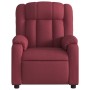 Verstellbarer Massagesessel aus burgunderrotem Stoff von , Sessel - Ref: Foro24-373589, Preis: 239,34 €, Rabatt: %