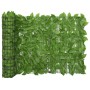 Balcony awning with green leaves 300x75 cm by vidaXL, Umbrellas - Ref: Foro24-315495, Price: 26,79 €, Discount: %