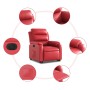 Sillón elevable eléctrico cuero artificial rojo von , Sessel - Ref: Foro24-3205061, Preis: 299,21 €, Rabatt: %
