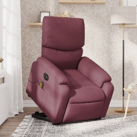 Sillón de masaje eléctrico reclinable elevable tela morado by , Armchairs - Ref: Foro24-3204867, Price: 308,83 €, Discount: %