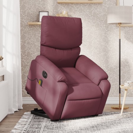 Sillón de masaje eléctrico reclinable elevable tela morado by , Armchairs - Ref: Foro24-3204867, Price: 308,83 €, Discount: %