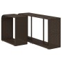 Estantes de almacenaje 2 unidades ratán sintético marrón by , Hangers and shelves - Ref: Foro24-366213, Price: 83,26 €, Disco...