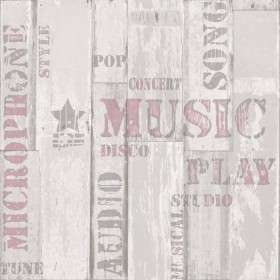 Noordwand Papel de pared Urban Friends & Coffee Wooden Planks blanco de , Papel pintado - Ref: Foro24-425303, Precio: 20,42 €...