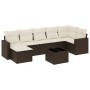 Set sofás de jardín 8 piezas y cojines ratán sintético marrón by , Garden sets - Ref: Foro24-3219283, Price: 509,94 €, Discou...