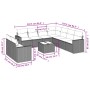 Set mit 10 Gartensofas und -kissen Kunstrattan braun von , Modulare Sofas für den Außenbereich - Ref: Foro24-3251500, Preis: ...