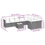 Set de sofás de jardín 10 pzas y cojines ratán sintético marrón by , Garden sets - Ref: Foro24-3250022, Price: 641,49 €, Disc...
