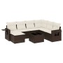 Set sofás de jardín 8 piezas y cojines ratán sintético marrón de , Conjuntos de jardín - Ref: Foro24-3252850, Precio: 501,04 ...