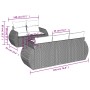 Set of 6-piece garden sofas and cushions synthetic rattan brown by , Garden sets - Ref: Foro24-3253440, Price: 467,60 €, Disc...
