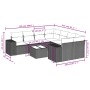 Set mit 9 Gartensofas und Kissen Kunstrattan braun von , Gartensets - Ref: Foro24-3254700, Preis: 633,00 €, Rabatt: %