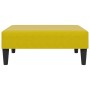 Sofá cama 2 plazas con almohadas taburete terciopelo amarillo by , Sofas - Ref: Foro24-3216223, Price: 335,12 €, Discount: %