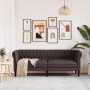 3-seater Chesterfield sofa dark brown fabric by , Sofas - Ref: Foro24-372559, Price: 282,50 €, Discount: %