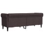 3-Sitzer Chesterfield Sofa dunkelbrauner Stoff von , Sofas - Ref: Foro24-372559, Preis: 281,48 €, Rabatt: %