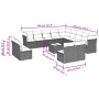 Set sofás de jardín 14 pzas con cojines ratán sintético marrón by , Garden sets - Ref: Foro24-3218503, Price: 928,78 €, Disco...