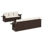 Set mit 8 Gartensofas und Kissen Kunstrattan braun von , Gartensets - Ref: Foro24-3219932, Preis: 514,18 €, Rabatt: %