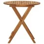 Comedor de jardín plegable 3 piezas madera maciza de acacia de vidaXL, Conjuntos de jardín - Ref: Foro24-3058256, Precio: 172...