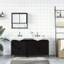 3-teiliges Badmöbel-Set Sperrholz schwarz von , Badezimmermöbel - Ref: Foro24-3214670, Preis: 158,68 €, Rabatt: %