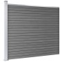 Black WPC fence panel 175x146 cm by vidaXL, fence panels - Ref: Foro24-148985, Price: 206,98 €, Discount: %
