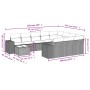 Set Gartensofas 11 Stück Kissen synthetisches Rattan braun von , Gartensets - Ref: Foro24-3223132, Preis: 740,94 €, Rabatt: %