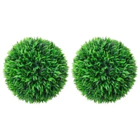 Bolas de boj artificial 2 unidades 38 cm de vidaXL, Flora artificial - Ref: Foro24-315474, Precio: 69,21 €, Descuento: %